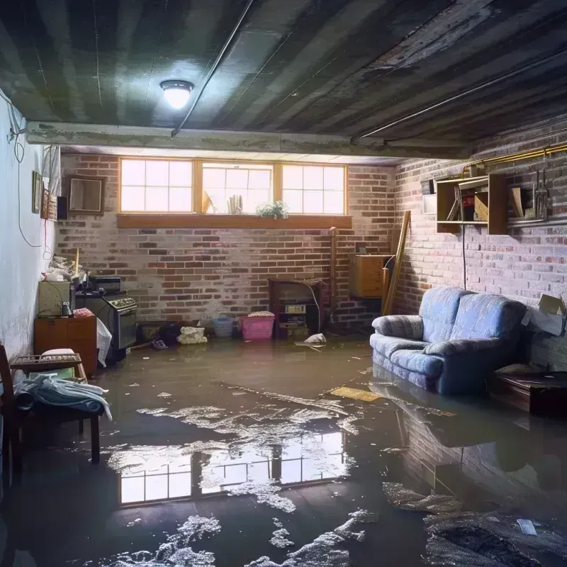 Flooded Basement Cleanup in New Paris, IN